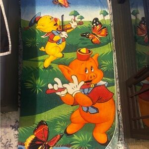 Vintage 90’s Disney Towel Three little Pigs! Very Rare!!!
